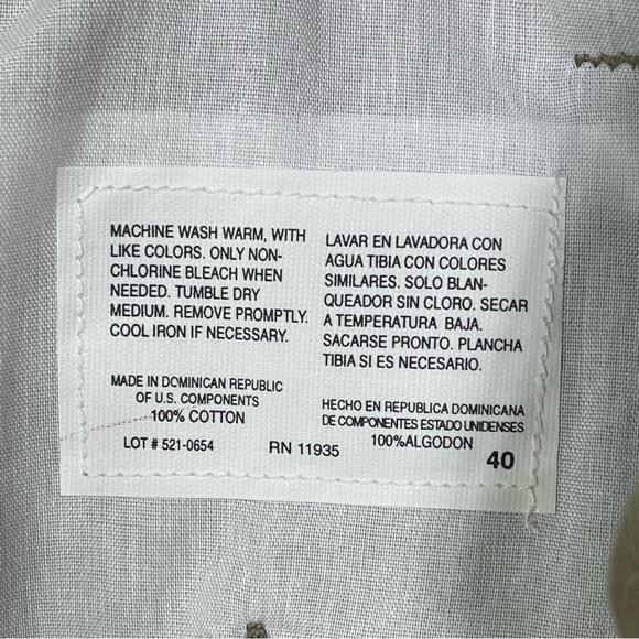 NWT Bugle Boy Khaki Shorts. Size 40. Pleated front! - Picture 6 of 7